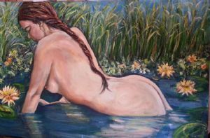 "Lady in Pond"