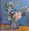 Flowers In Glass Vase Ref 006