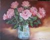 "Roses in a Glass Pot"