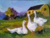 "Geese on the Farm"