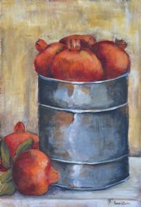 "Tin With Pomegranates"