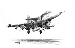 "SAAF Saab Gripen - Take Off"