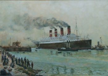 "Aquitania Maiden Voyage"