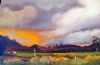 "Sunset Over the Helderburg"