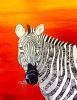 "Zebra In Zentangles"