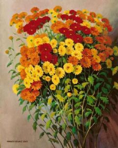 "A Profusion of Chrysanthemums (Reserved)"