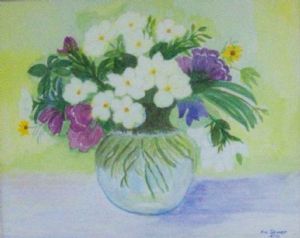 "Mixed Flower Vase"