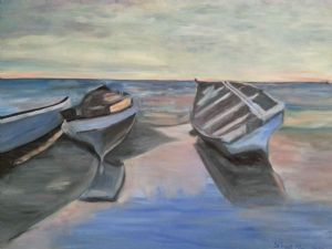 "Boats at Sunset"