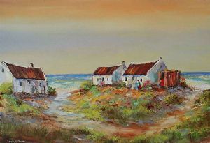 "Shed with Red Door"