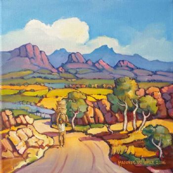 "Cape Winelands with Basket Carrier"