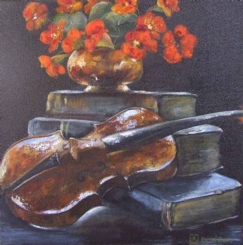 "Violin Still Life"