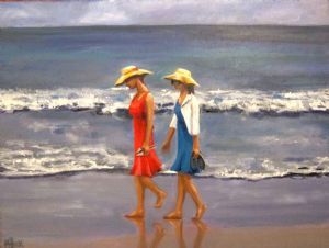 "Girls on the Beach"