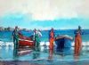 "Boats Returning to Shore"